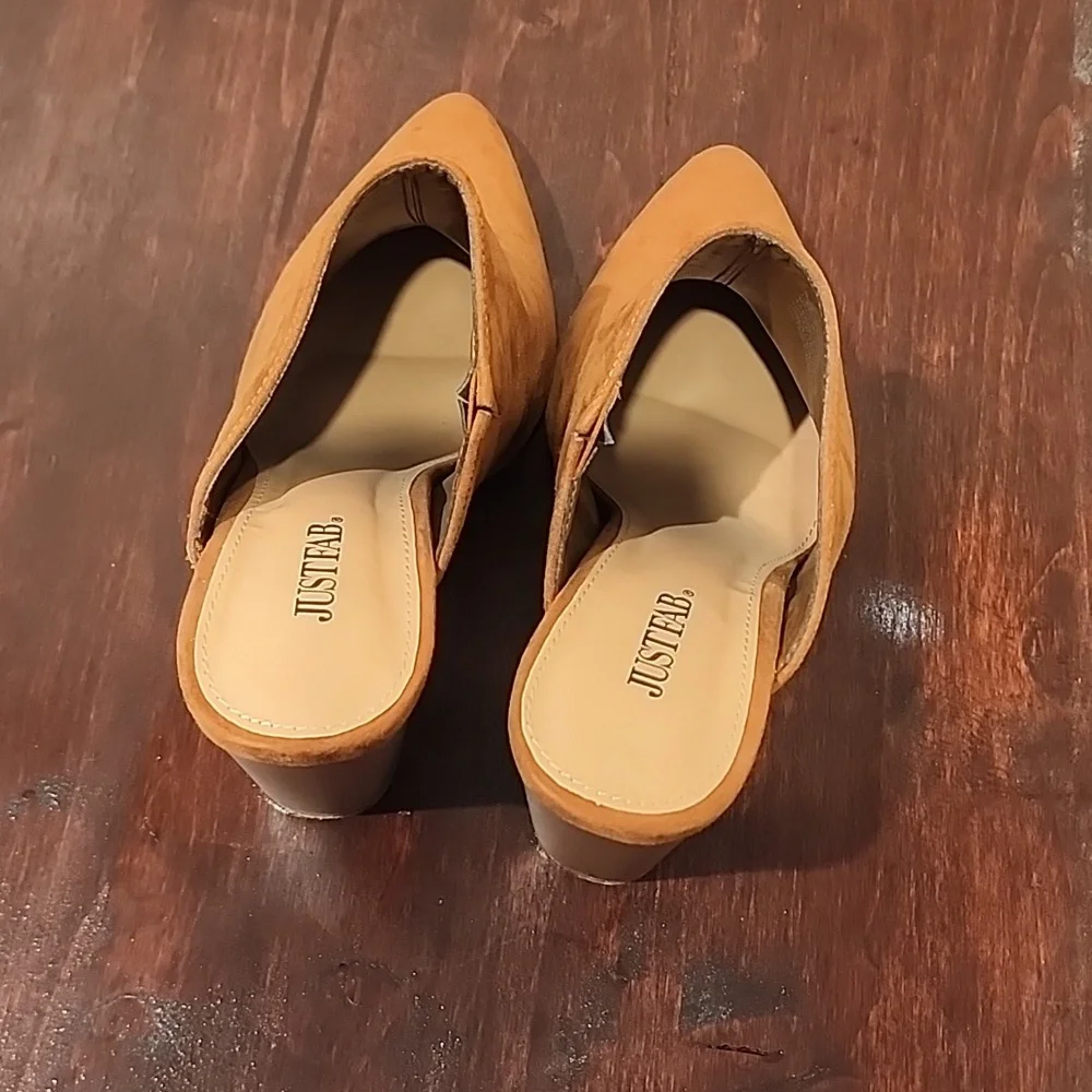 Terry Cotta Brown Mule Slides sz.9 - Picture 3 of 4